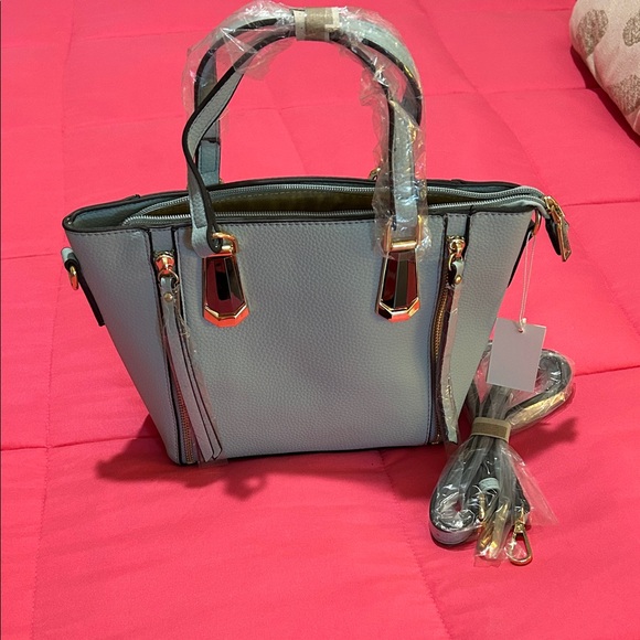 Handbags - AR New York NWT Blue Gray Handbag